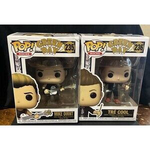 Funko Pop Rocks Green Day Mike Dirnt Tre Cool #235 #236